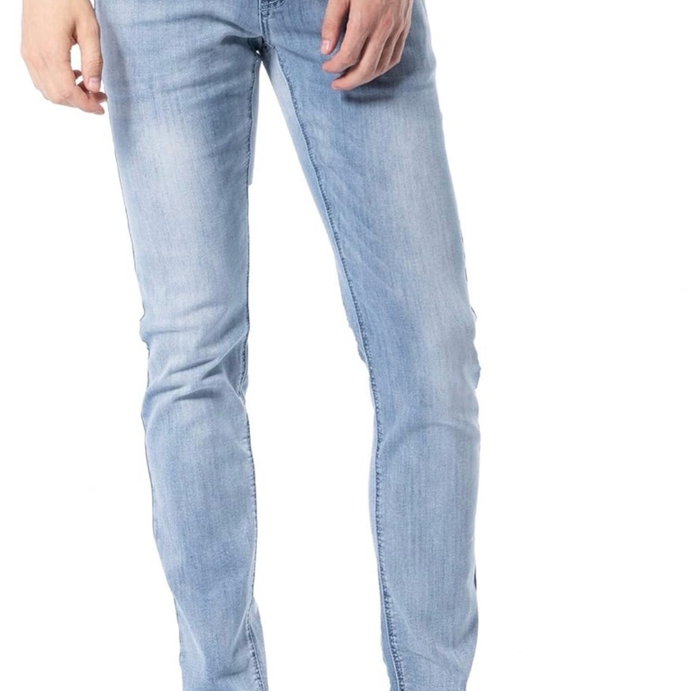 Men's Slim Fit Light Blue Jeans